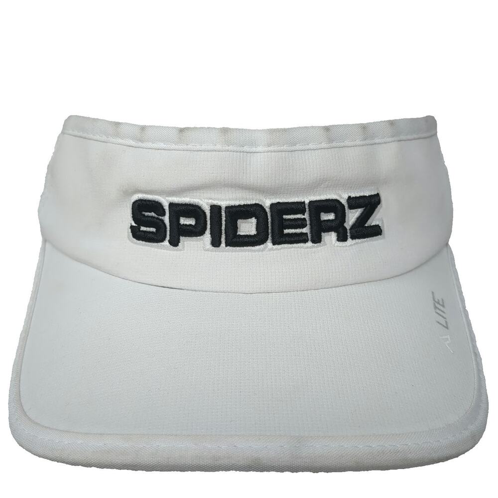 Pacific Headwear Visor White One Size Spiderz Lite 510V Strapback Athletic Hat